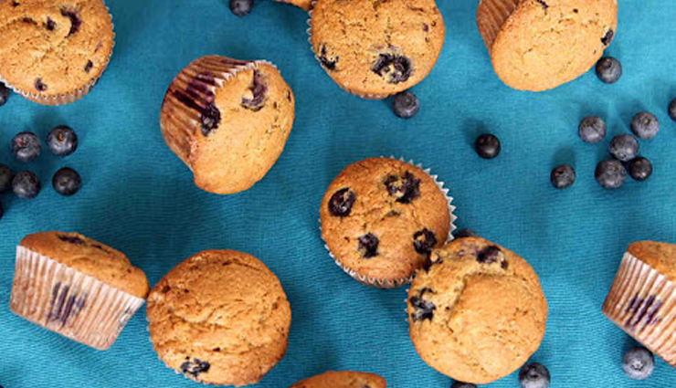 Recipe- Banana Zucchini Muffins with Blueberries Specially For Kids