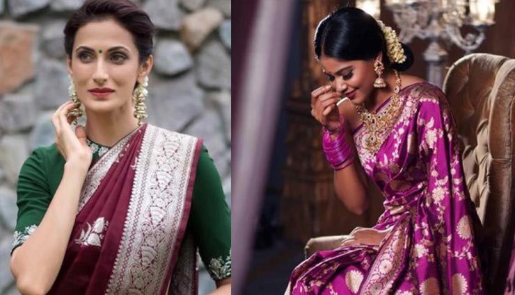 fashion tips,fashion tips in hindi,banarasi sari tips,banarasi sari for bride