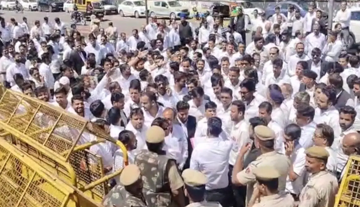 lawyers protest rajasthan pahalgam terror attack