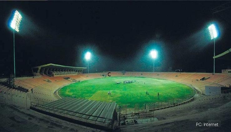 जोधपुर : आईसीसी मानक के बनाए जा रहे बरकतुल्लाह खां स्टेडियम के पिच-पवेलियन, IPL मैच की उम्मीद