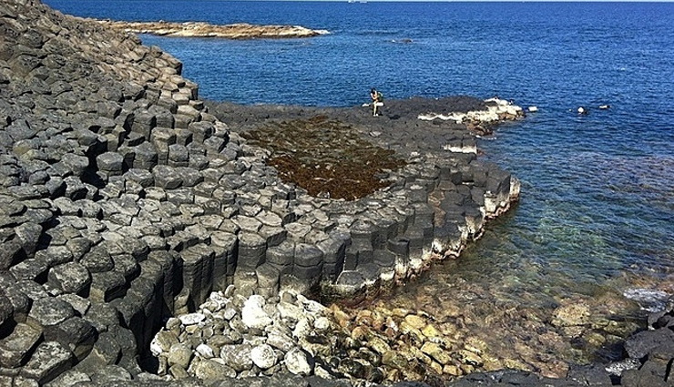 basalt formations in the world,basalt formations,litlanesfoss,iceland,sea cave on the akun island,alaska,usa,ghenh da dia,vietnam,takachiho gorge,japan,los organos,canary islands,spain,jusangjeolli cliffs,south korea