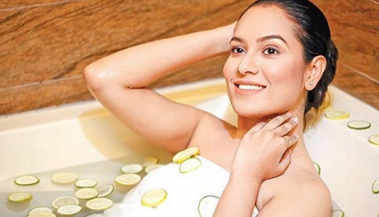 summer baths,summer tips,baths for beautiful skin,skin care tips,beauty tips