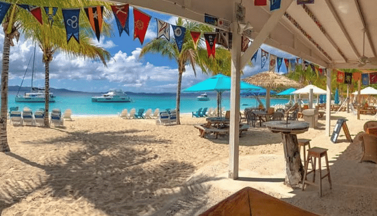 beach bars around the world,beach bars,soggy dollar bar,white bay,british virgin islands,caddys on the beach,sunset beach,florida,baba nest,phuket,thailand,la buena vida,north akumal,mexico,the william thornton,norman island,british virgin islands,theros wave bar,santorini,greece