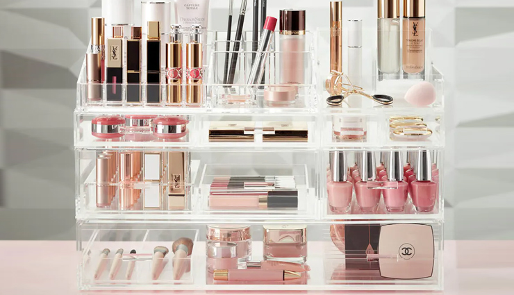 easiest way to organize your beauty products,beauty tips,beauty hacks,organizing beauty products,organizing make up kit