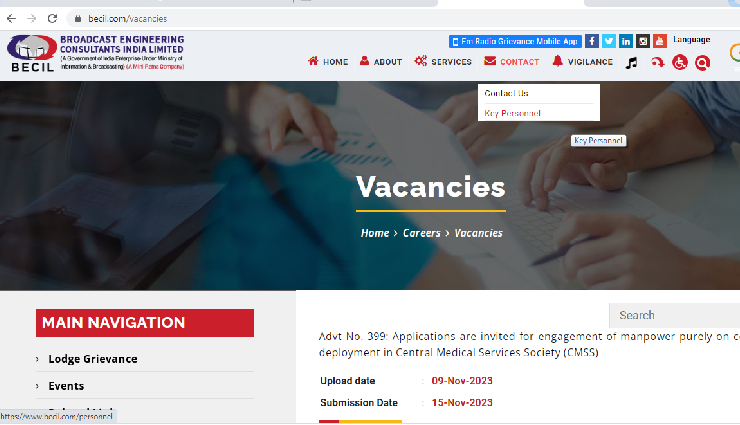 BECIL में इन 110 पदों के लिए जारी है आवेदन प्रक्रिया, ये है वेकेंसी संबंधी पूरी डिटेल