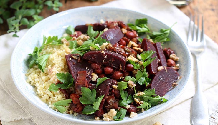 स्वाद के साथ सेहत भी देगा बीटरूट चिकपीज़ सलाद #Recipe 