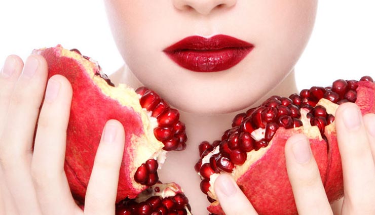 beauty benefit of pomegranet,beauty tips in hindi,beauty tips from pomegranet