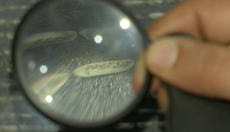 bhagwat geeta,bhagwat geeta on rice grains,rice,weird news