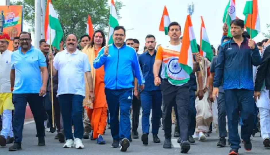 राजस्थान: धारा 370 हटाकर पीएम मोदी ने साकार किया सरदार पटेल का अधूरा सपना, जयपुर यूनिटी मार्च में सीएम भजनलाल शर्मा का बड़ा बयान