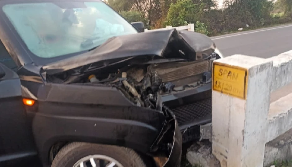 खाटू श्याम दर्शन से लौटते समय एसयूवी नीलगाय से टकराई, दंपती की मौत, परिवार के चार सदस्य गंभीर रूप से घायल