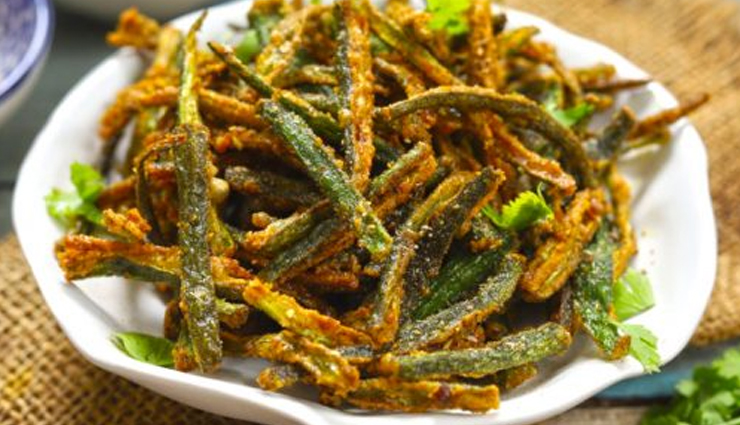 kurkuri bhindi,kurkuri bhindi recipe,hunger struck,food,easy recipes