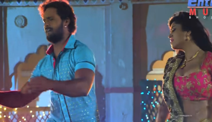 शुभी शर्मा संग खेसारी लाल यादव  का रोमांस, 6 करोड़ से ज्यादा बार देखा गया वीडियो 