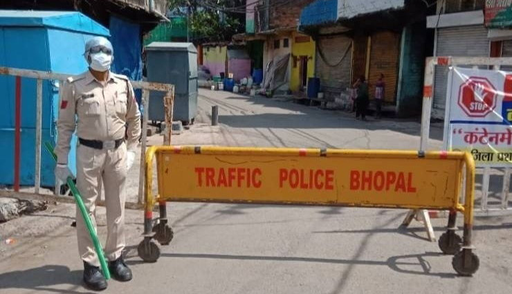 भोपाल में पहली बार कोई थाना कंटेनमेंट घोषित, थाने के महिला SI और 2 सिपाही कोरोना संक्रमित