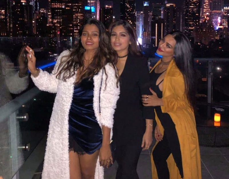 bhumi pednekar partying in new jersey,bhumi pednekar,entertainment news