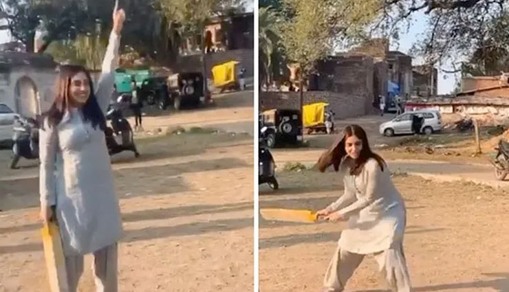 Bhumi Pednekar enjoys gully cricket with Bhopal residents amid 'Durgavati' shoot