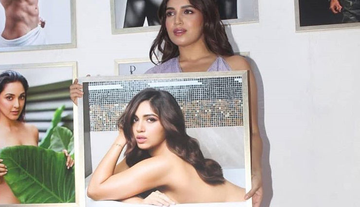 फोटोशूट के लिए टॉपलेस हुई भूमि पेडणेकर, तस्वीर ने इंटरनेट पर लगाई आग