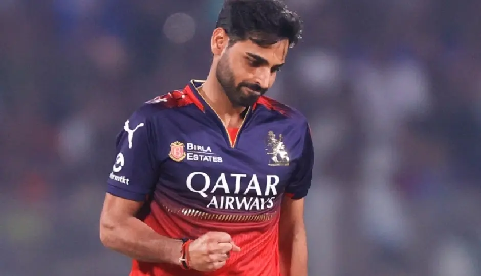 RCB vs CSK भिड़ंत में भुवनेश्वर कुमार के पास ऐतिहासिक मौका, एक विकेट लेते ही रचेंगे इतिहास RCB vs CSK भिड़ंत में भुवनेश्वर कुमार के पास ऐतिहासिक मौका, एक विकेट लेते ही रचेंगे इतिहास