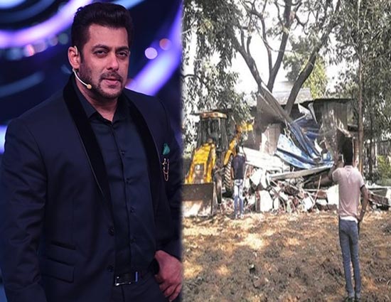 बड़ी खबर : बिग बॉस के सैट पर चला सरकारी बुलडोजर