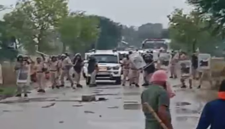बिहार: बक्सर में पुलिस और किसानों के बीच झड़प, 30 गिरफ्तार