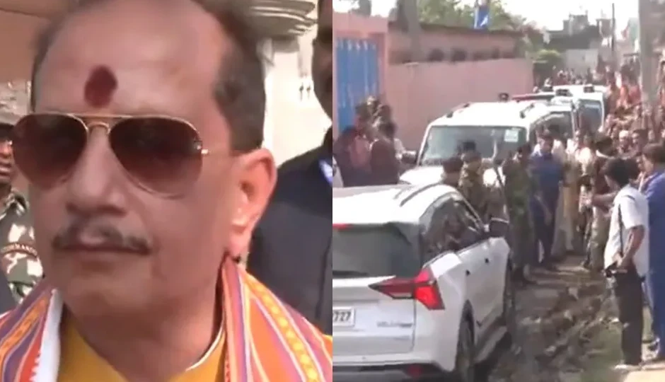 बिहार में डिप्टी CM की कार पर पथराव, गांव में घेरकर चप्पलें फेंकी और नारेबाजी