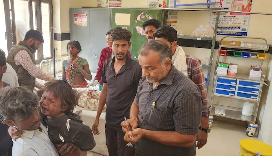 बीकानेर: मजदूरों से भरी पिकअप पलटी, 5 बच्चों समेत 9 गंभीर रूप से घायल