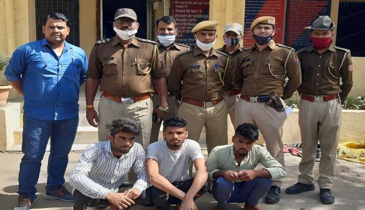 सरवाड़ : पुलिस ने किया बाइक चोर गिरोह के तीन बदमाशों को गिरफ्तार, शोक पूरा करने के लिए करते वारदात