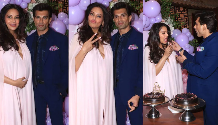 पिंक लॉन्ग गाउन में खूबसूरती बिखेरती दिखीं  मॉम-टू-बी बिपाशा बसु, पति संग केक कटिंग कर गाया, हैप्पी एंड हेल्दी बेबी टू अस