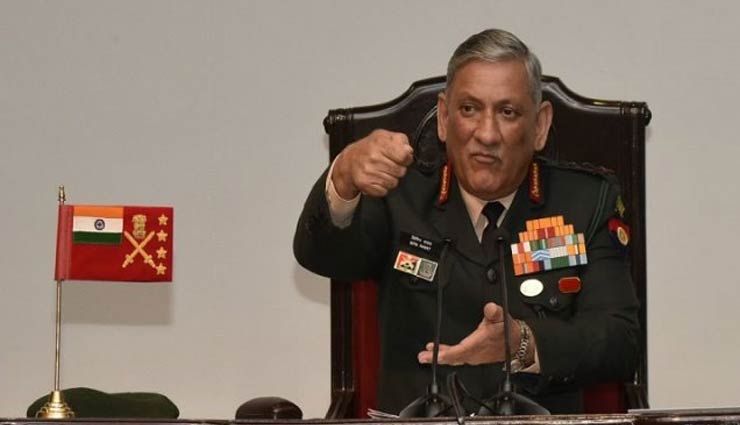 आर्मी चीफ बिपिन रावत की पाकिस्तान को कड़ी चेतावनी- हर हरकत का मुंह तोड़ जवाब देगी भारतीय सेना