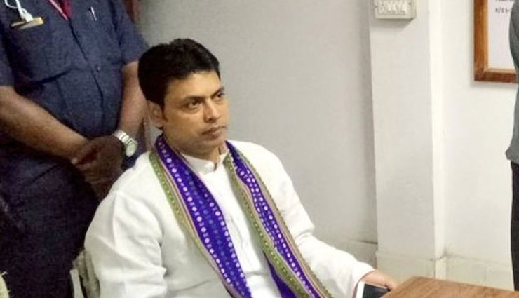 tripura,cm biplab deb,rehabilitate 35000 mizoram tribals,mizoram,news