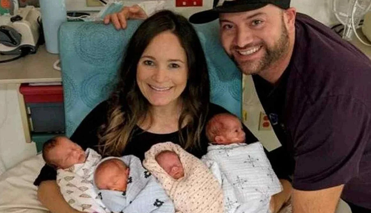 4 बच्चों को जन्म देने के बाद संभालना पड़ रहा कपल को भारी! ब्रेस्टमिल्क के लिए रोज उठते हैं सुबह तीन बजे