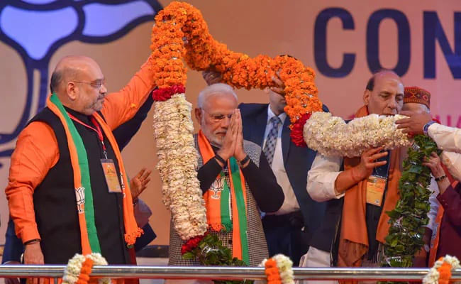 2019 लोकसभा चुनाव पानीपत की लड़ाई जैसा, कहा- विपक्ष के पास नेतृत्व की कमी, एक बार फिर प्रचंड बहुमत के साथ बनाएंगे सरकार : अमित शाह amit shah,loksabha election 2019,bjp,mahagathbandan