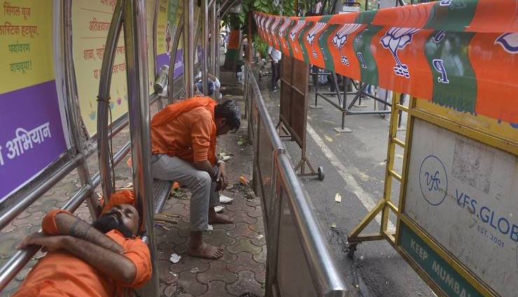 maharashtra,haryana,election result,vidhan sabha poll,bjp,congress office,news,news in hindi