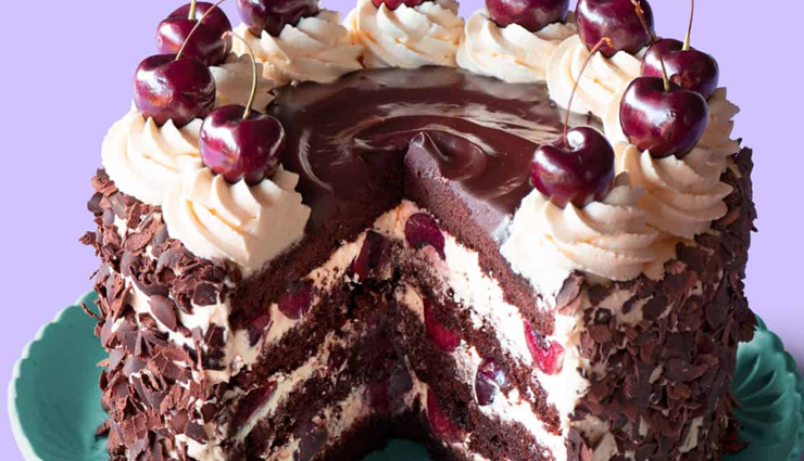 Recipe- Bakery Style Egg less Black Forest Cake
