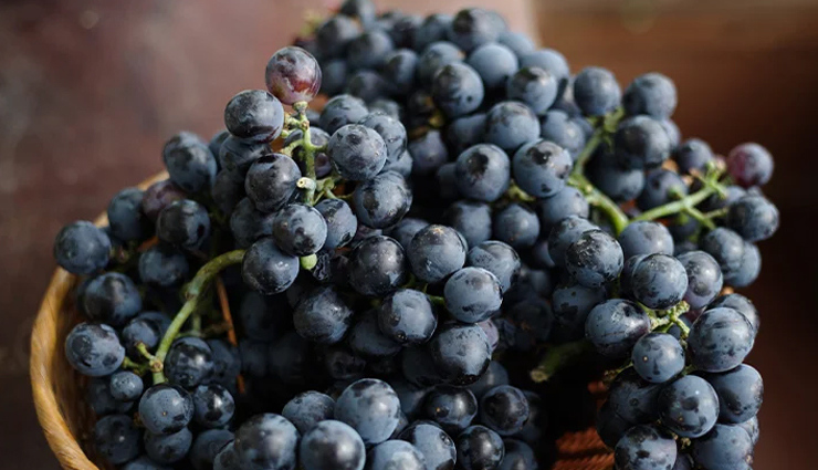 सेहत से भरपूर होते हैं काले अंगूर, जानें इनके सेवन से मिलने वाले फायदे 