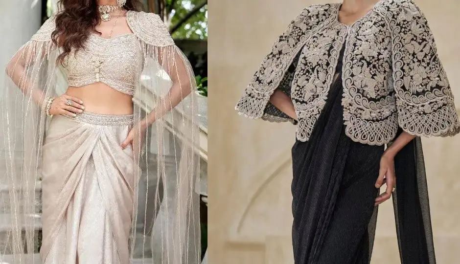 saree blouse designs 2026,trending blouse designs,bridal blouse designs,cocktail blouse styles,corset blouse,halter neck blouse,cape blouse,queen anne neckline,dori back blouse,pearl blouse design