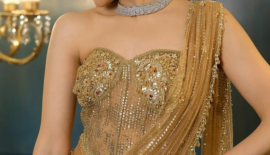 saree blouse designs 2026,trending blouse designs,bridal blouse designs,cocktail blouse styles,corset blouse,halter neck blouse,cape blouse,queen anne neckline,dori back blouse,pearl blouse design