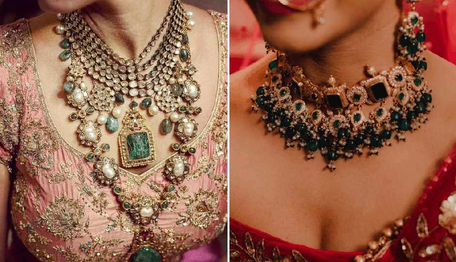 करवाचौथ लुक को बनाएं आकर्षक, ब्लाउज की नेकलाइन के मुताबिक ऐसे चुनें ज्वैलरी