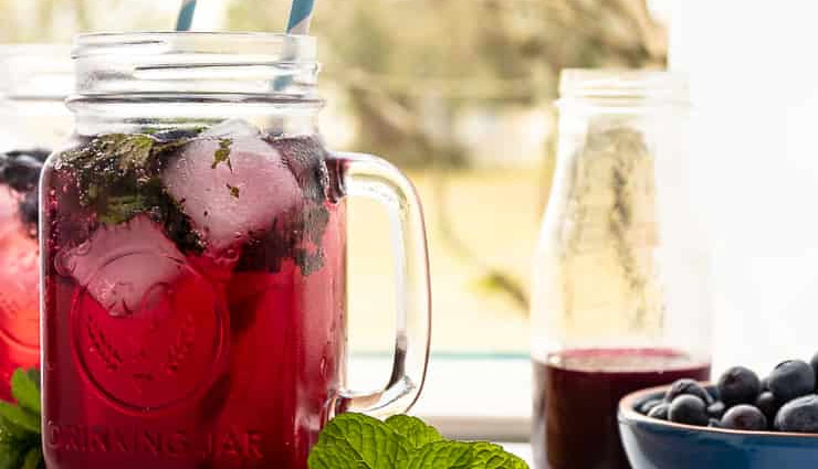summer recipe,bluberry ginger cooler,mocktail recipe,recipe