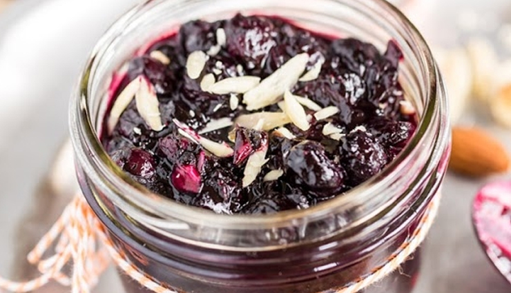 Recipe- Blueberry Chutney With Almonds