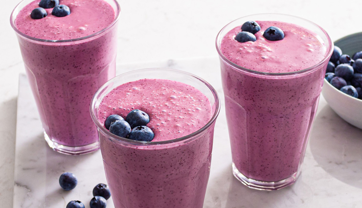 blueberry mint smoothie,hunger struck,food,easy recipe