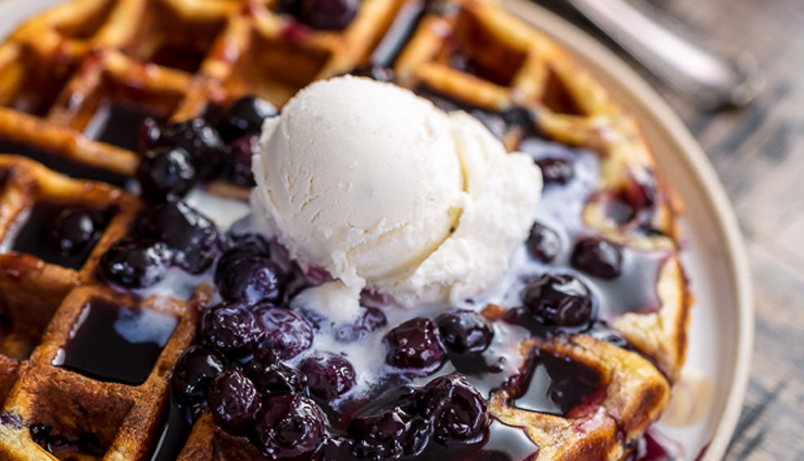 Mother's Day Recipe- Blueberry Waffles are All About Celebration