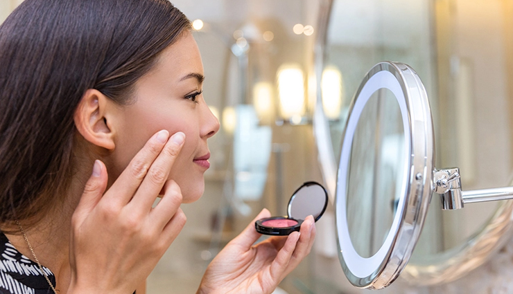 tips to perfectly apply cream blush,beauty tips,beauty hacks