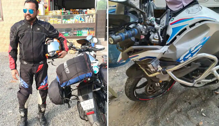 BMW बाइक कार से भिड़ी, मुंबई के बिजनेसमैन की मौत, जैसलमेर घूमकर  लौट रहे थे वापस