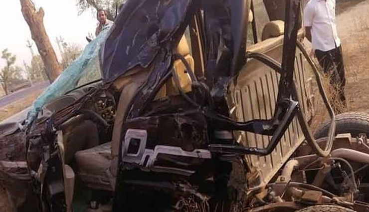 Jodhpur News: ट्रक से टक्कर के बाद दो हिस्सों में बंटी बोलेरो, सवार दो लोगों की हुई मौत