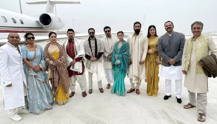 राम की भक्ति में डूबा बॉलीवुड, प्राण प्रतिष्ठा समारोह के लिए ये सितारे पहुंचे अयोध्या, फोटो-वीडियो हो रहे वायरल