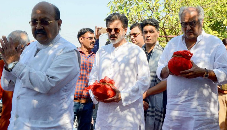 Boney and Anil Kapoor Did Sridevi's Ashti Visarjan in Haridwar