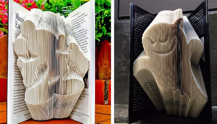 weird news,weird art,japan,yuto yamaguchi,sculpture by folding books