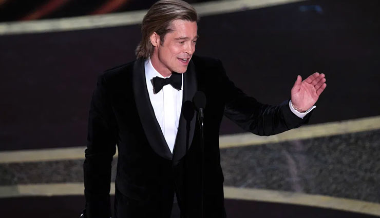 oscars 2020,brad pitt,brad pitt won maiden acting at oscars after 33 years,entertainment news