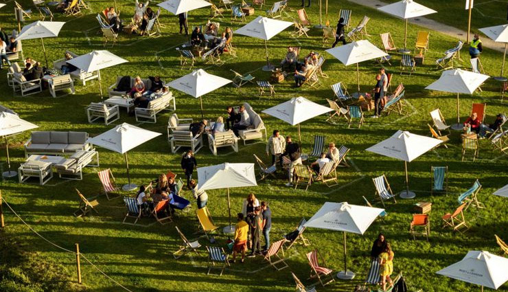 social distancing festival,britain,uk,coronavirus,lockdown,world news