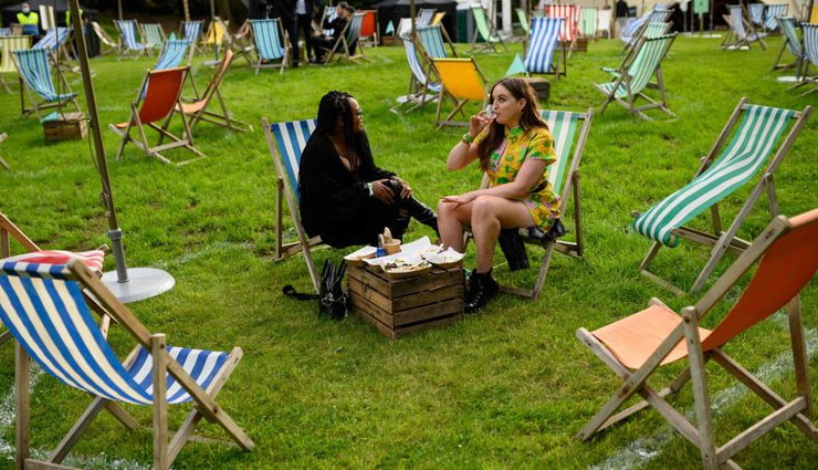 social distancing festival,britain,uk,coronavirus,lockdown,world news